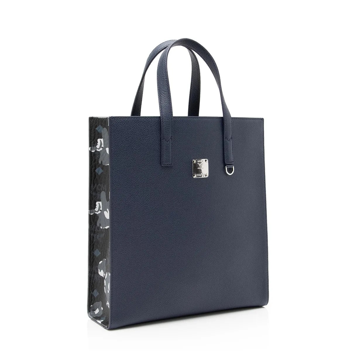 MCM Leather Camo Floral Aren Small Shopper Tote