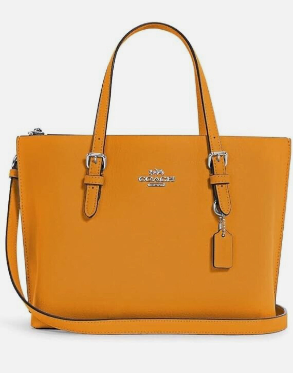 Coach Leather Mollie 25 Crossbody Satchel
