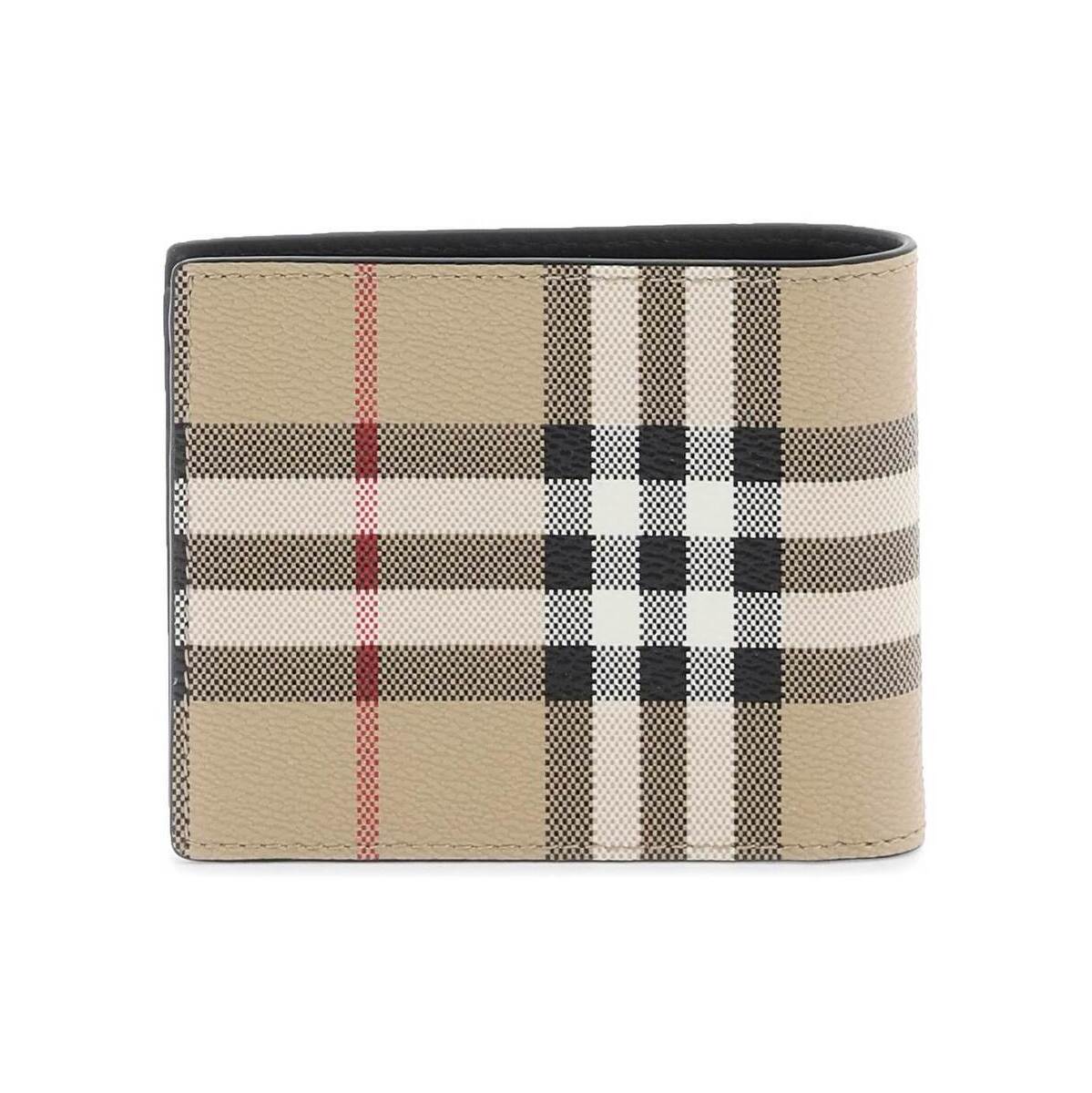 BURBERRY BIFOLD WALLET WITH CHECK MOTIV 8069813