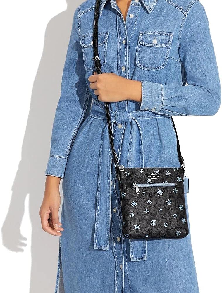 Coach Signature Mini Rowan File Bag Crossbody Shoulder Bag