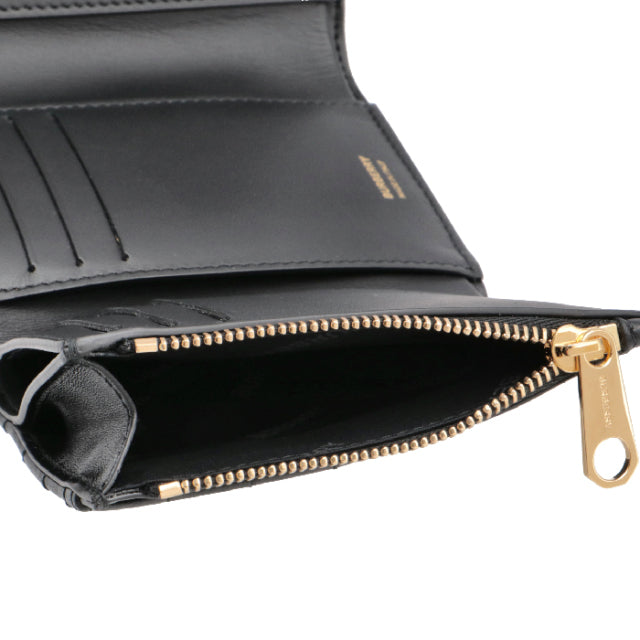 BURBERRY Tri-fold Roller Quilting Folding Wallet Black 8062372