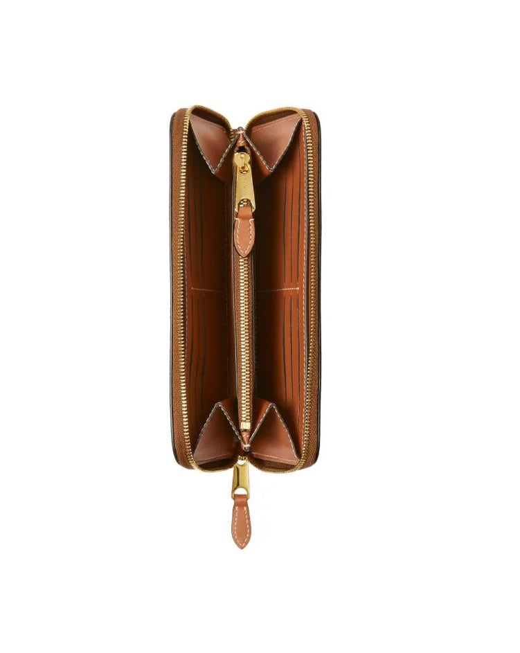 Burberry checked zipped leather wallet 8070598