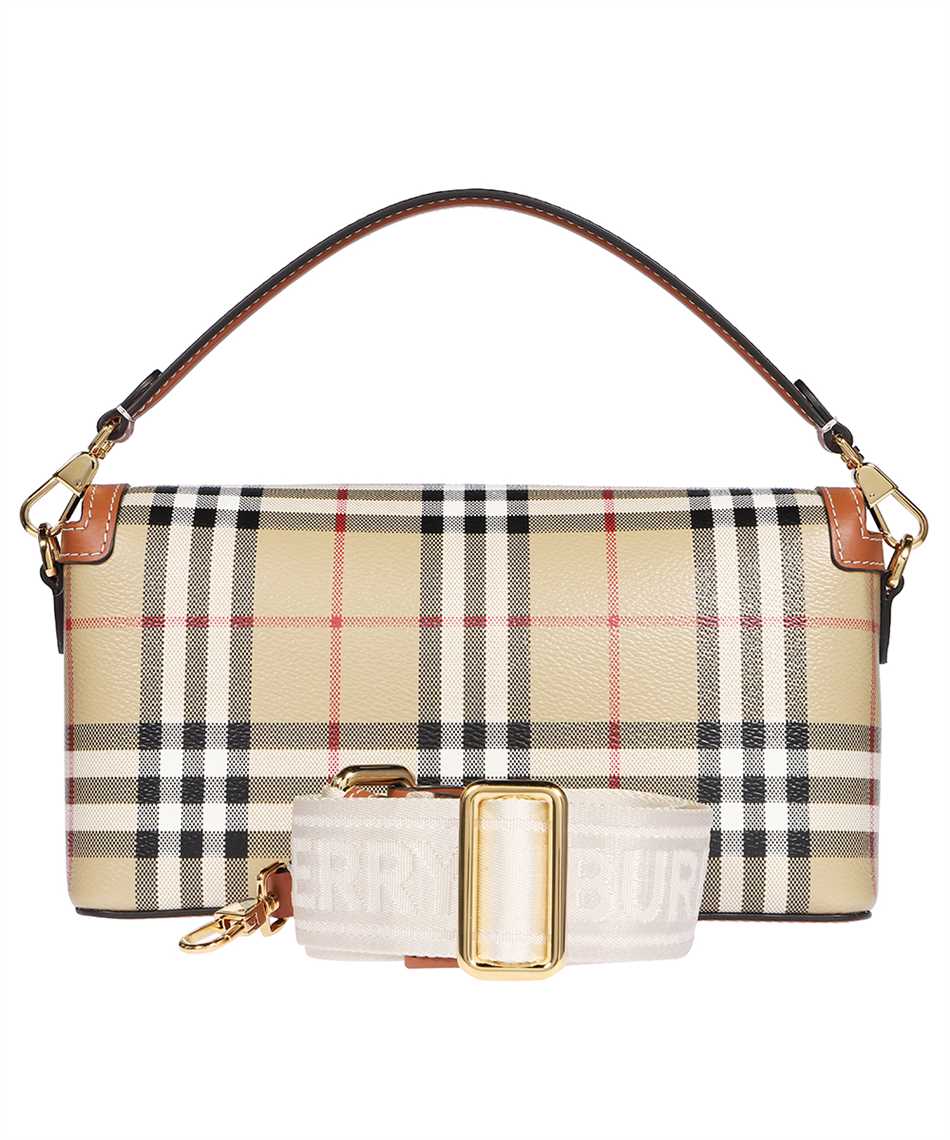 Burberry Briar Brown Ladies check-pattern top handle bag Crossbody 8092048