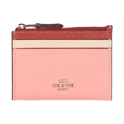 COACH Mini Skinny ID Case Signature Canvas Ladies Coin Purse / Coin Case