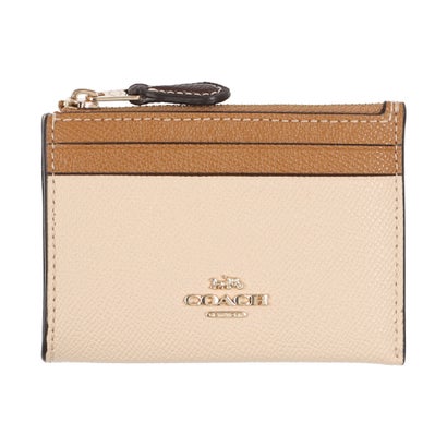 COACH Mini Skinny ID Case Signature Canvas Ladies Coin Purse / Coin Case