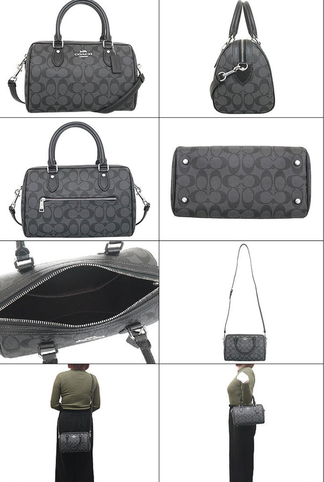 COACH CH280 Signature Rowan Satchel 2WAY Crossbody