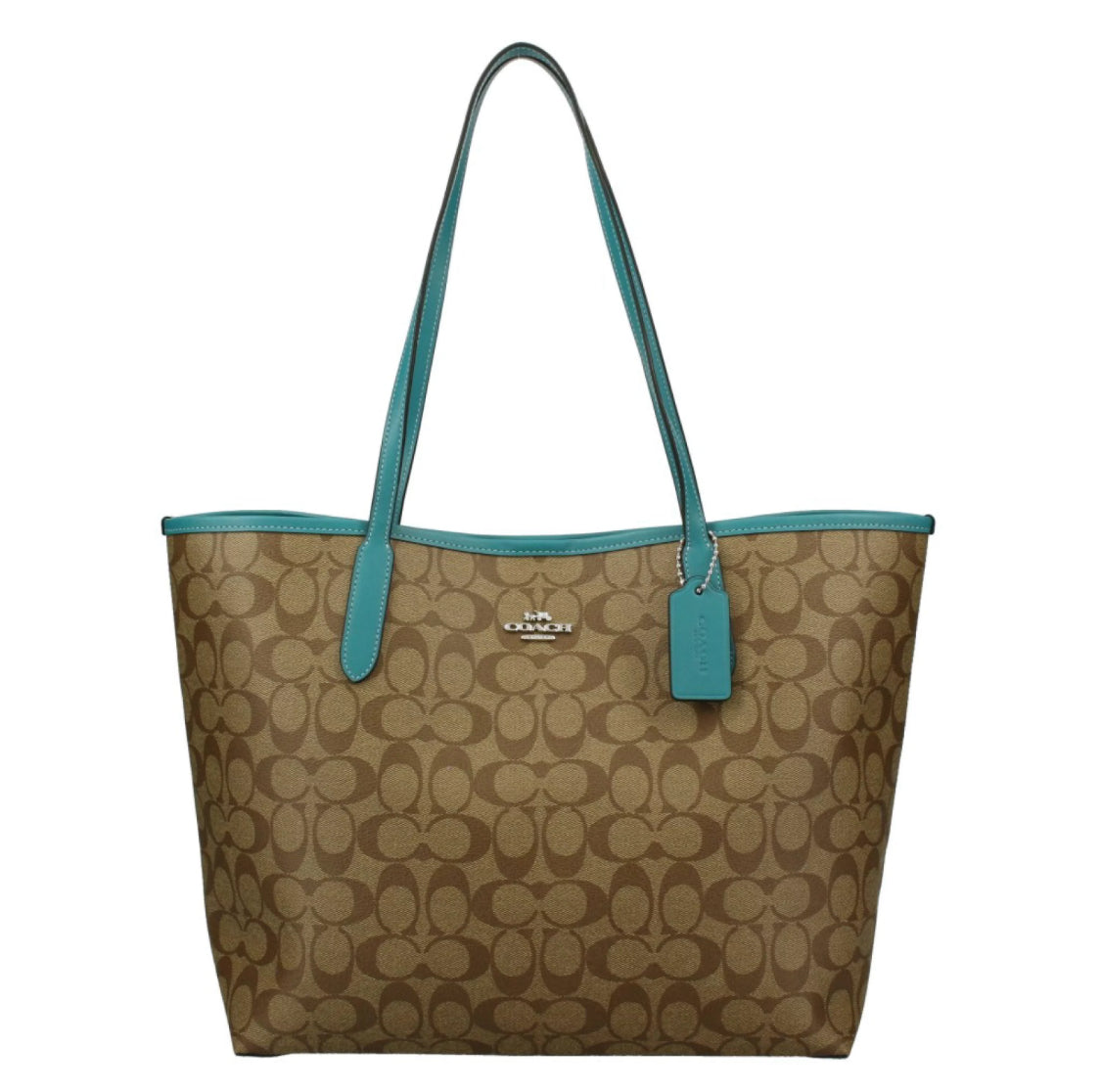 Coach tote bag Signature Ladies 5696