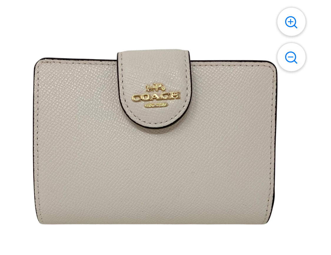 COACH 6390 MEDIUM CORNER ZIP WALLET