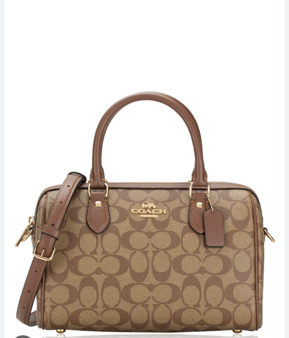 COACH CH280 Signature Rowan Satchel 2WAY Crossbody