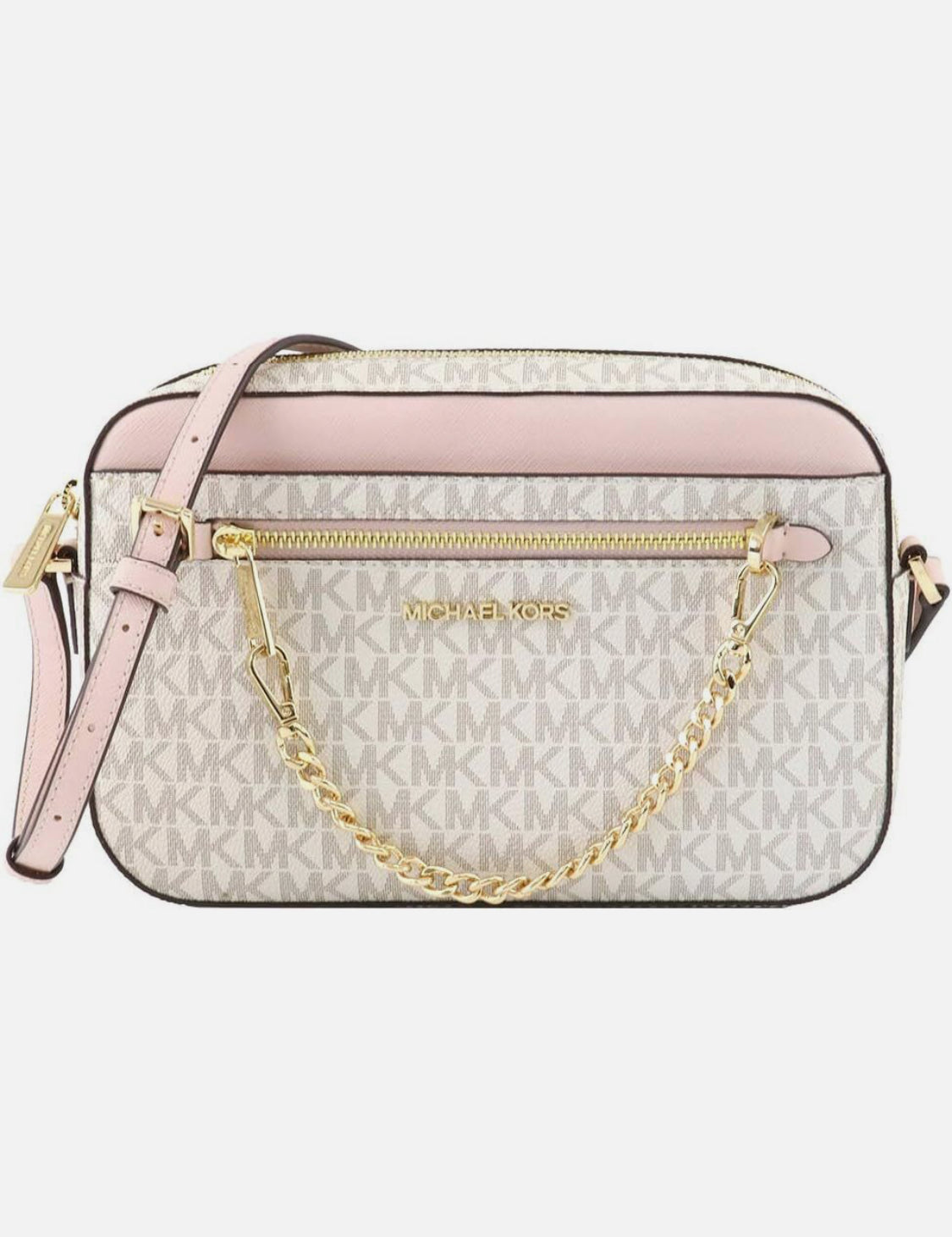 Michael Kors Large East West Zip Chain Crossbody