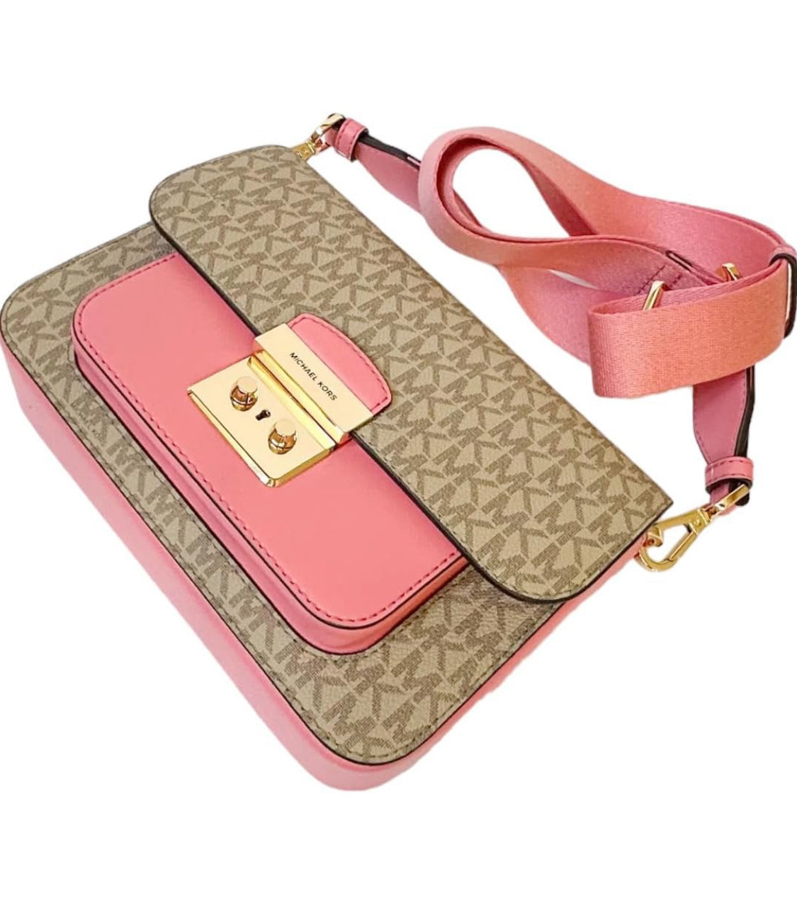 Michael Kors Signature Sloan Editor Medium Flap Messenger Bag