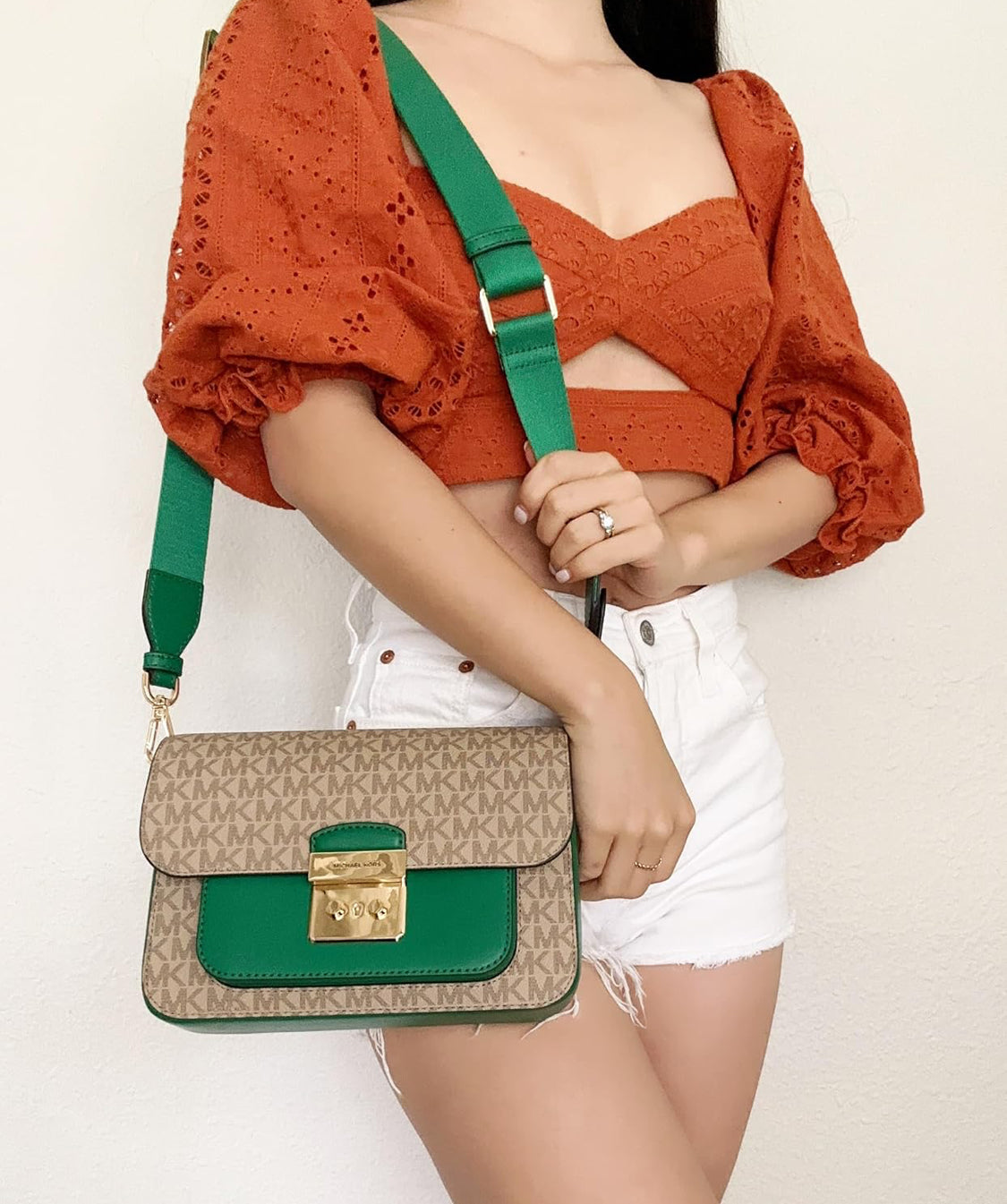 Michael Kors Signature Sloan Editor Medium Flap Messenger Bag