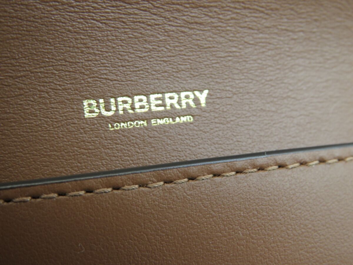 BURBERRY Grainy Calfskin Vintage Check Lila Tri-Fold Wallet 80731451/80731471