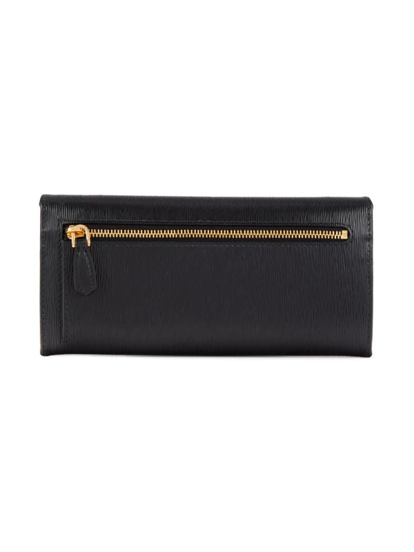 Prada 1MH132 2B6Q F0TMH Long Button Wallet