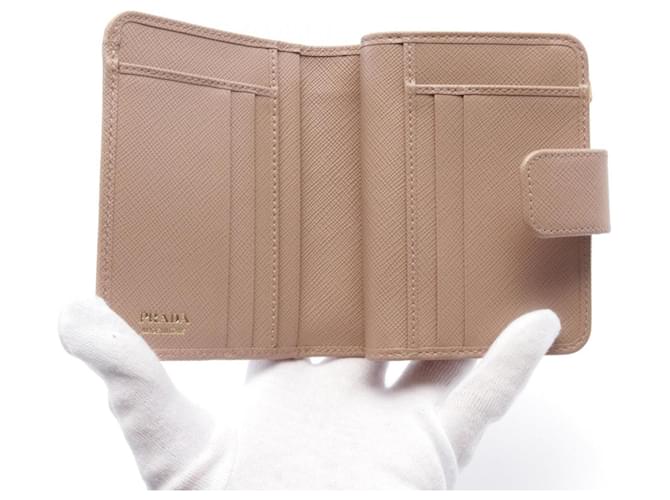 Prada Saffiano Metal Bi-fold Wallet 1ML018