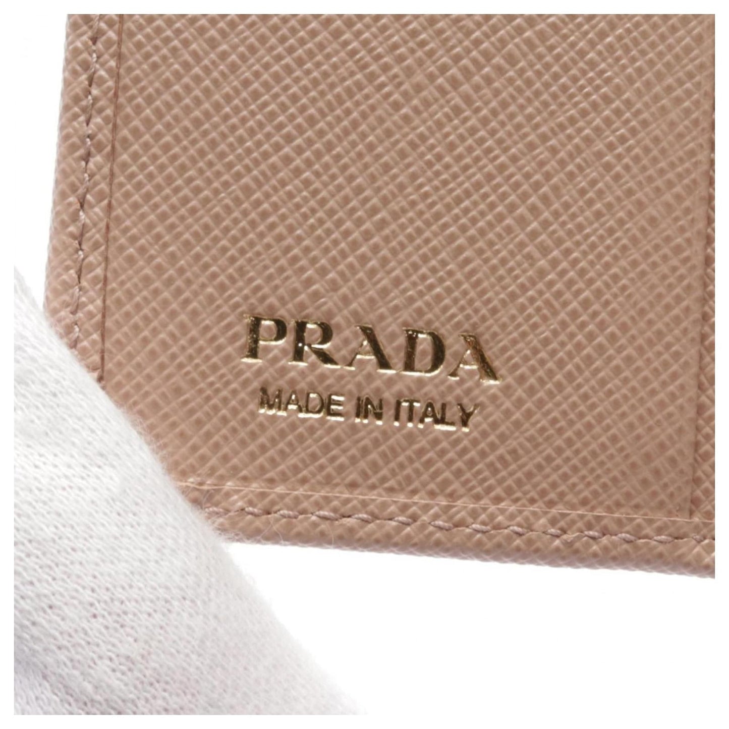 Prada Saffiano Metal Bi-fold Wallet 1ML018