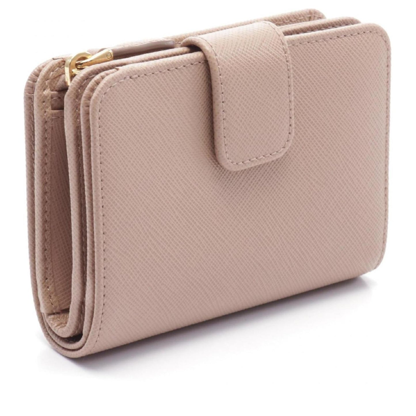 Prada Saffiano Metal Bi-fold Wallet 1ML018