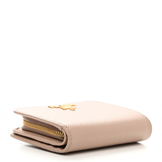 Prada Saffiano Metal Bi-fold Wallet 1ML018