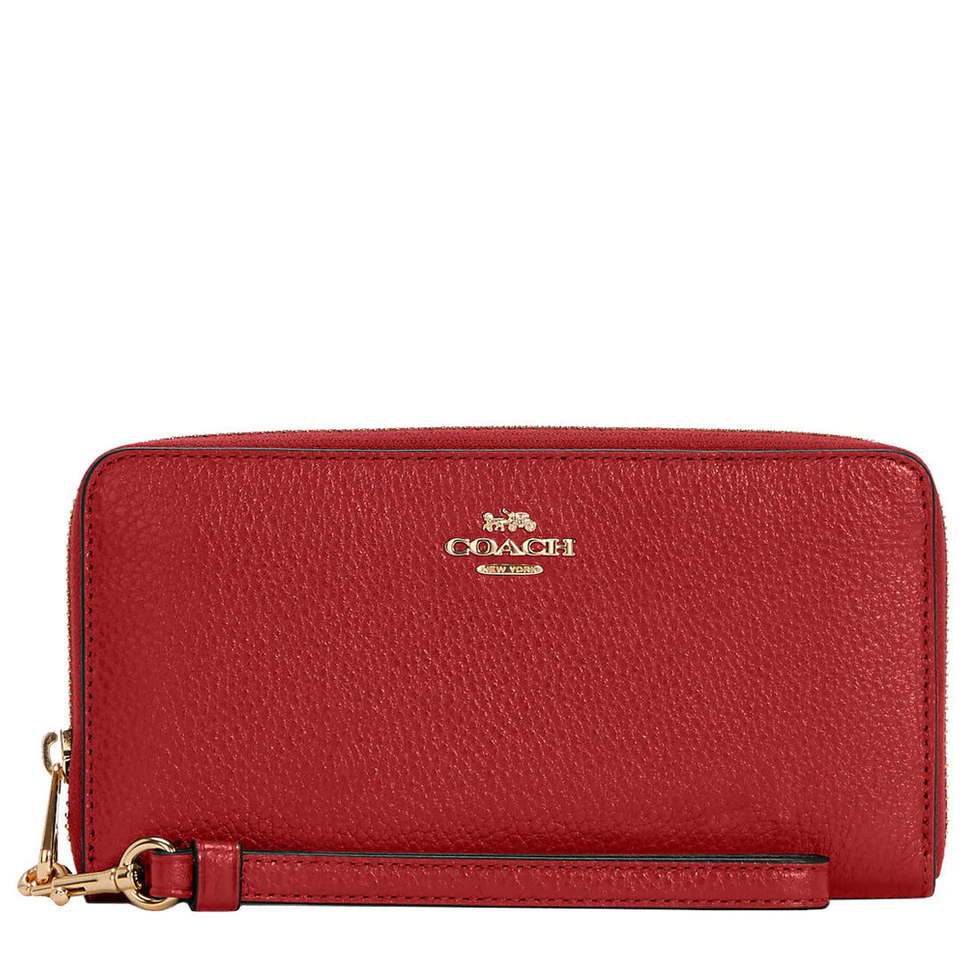 Coach Long Wallet Full Soft Leather Ladies C4451