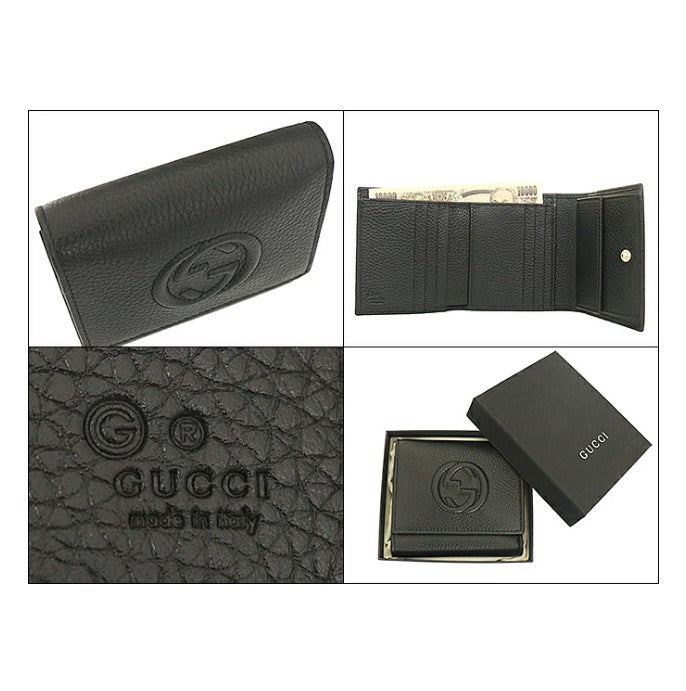 Gucci Wallet Bi-fold Wallet 598207 A7M0G Black