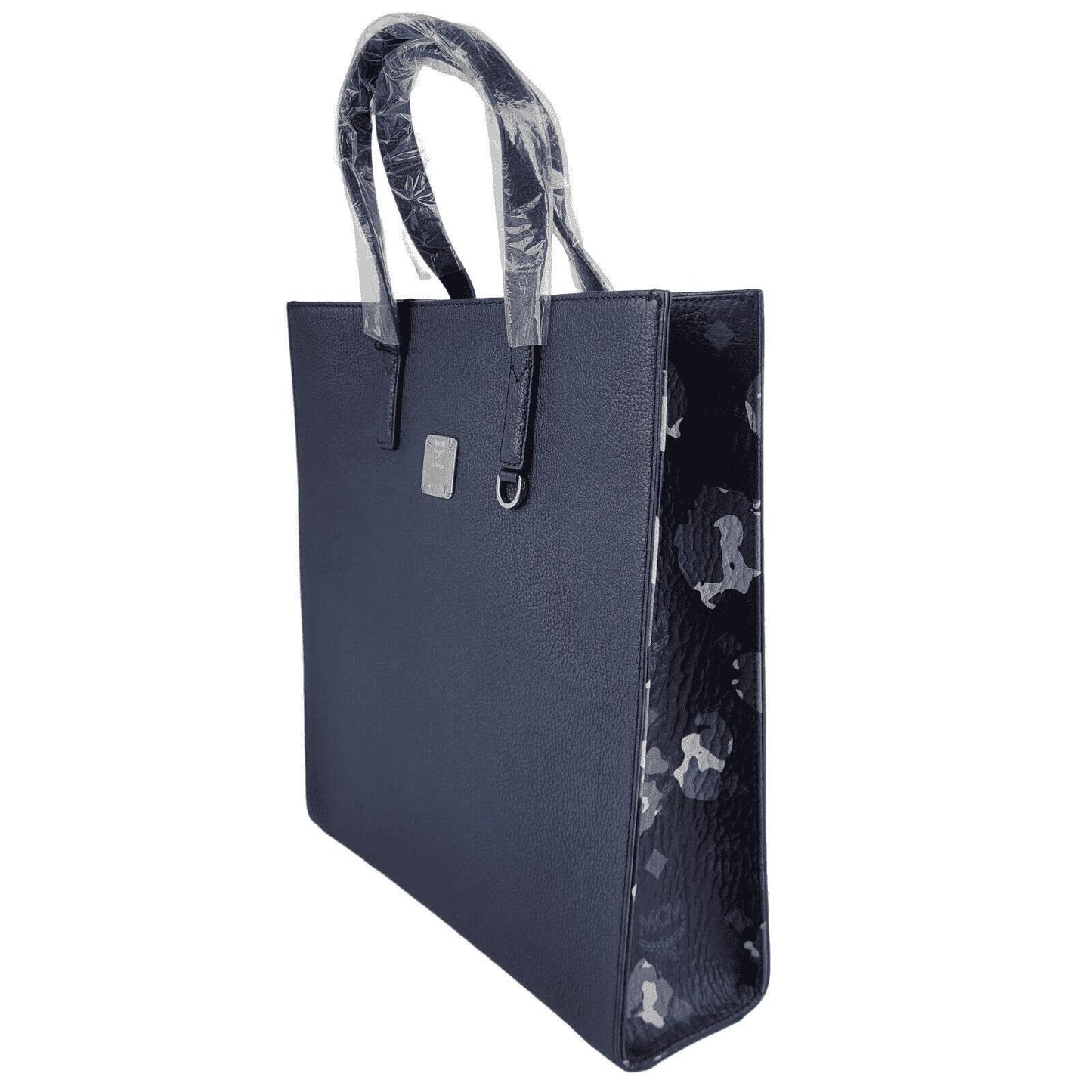 MCM Leather Camo Floral Aren Small Shopper Tote