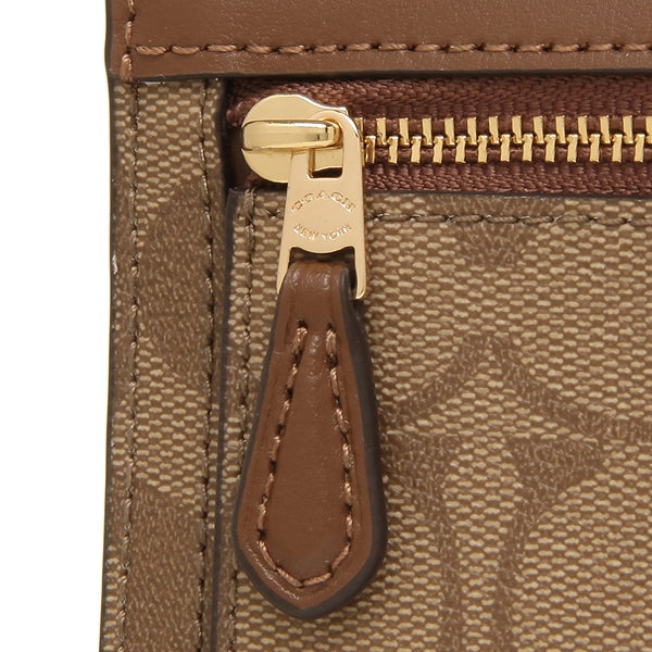 Coach Long Wallet Ladies COACH F88024 IME74 Khaki Brown