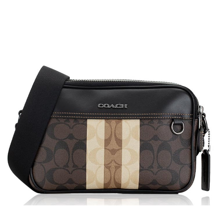 Coach C9965 Graham Crossbody In Blocked Signature Canvas With