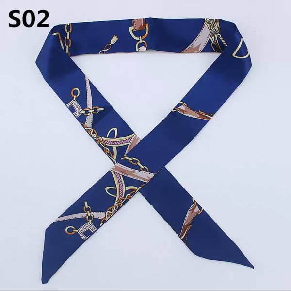Neckerchief Scarf - Hairband Handbag Handle Ribbon Fashion Bag for Women Girls Decoration