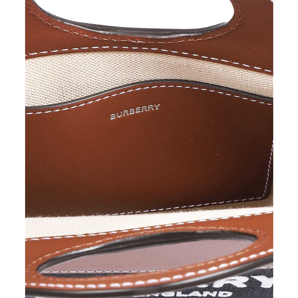 Burberry Black Structured Shoulder Bag With Handles 8055187