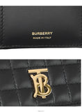 BURBERRY Tri-fold Roller Quilting Folding Wallet Black 8062372