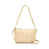 MCM Zip Pouch in Color Splash Logo Leather