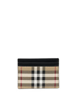 Burberry Vintage Check leather cardholder