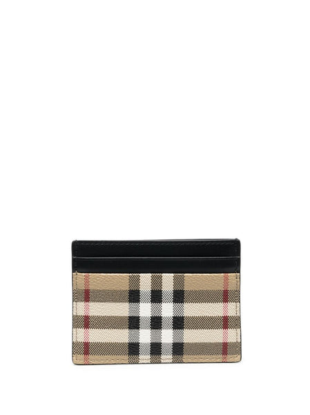 Burberry Vintage Check leather cardholder