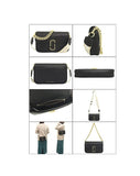 Marc Jacobs H956L01PF22 Marc Jacobs Bag (Shoulder Bag) Black The J Mark Leather 3-Way Shoulder Bag