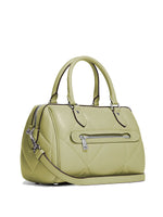 Coach Diamond Quilted Leather Rowan Satchel CJ610 Lime