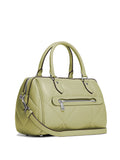 Coach Diamond Quilted Leather Rowan Satchel CJ610 Lime