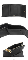 BURBERRY Tri-fold Roller Quilting Folding Wallet Black 8062372