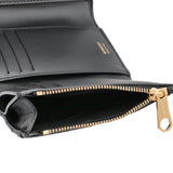 BURBERRY Tri-fold Roller Quilting Folding Wallet Black 8062372