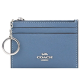 COACH Mini Skinny ID Case Signature Canvas Ladies Coin Purse / Coin Case