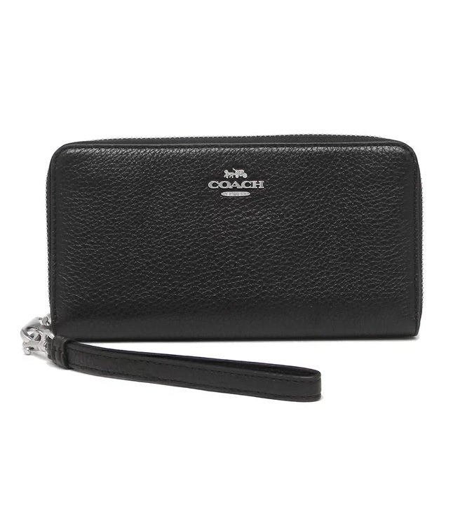Coach Long Wallet Full Soft Leather Ladies C4451