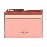 COACH Mini Skinny ID Case Signature Canvas Ladies Coin Purse / Coin Case