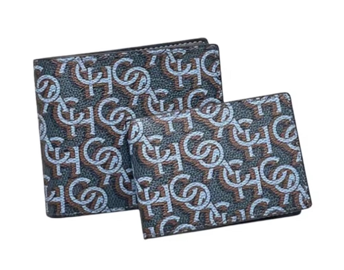 COACH Men Billfold with Id case /Coin Wallet Collection