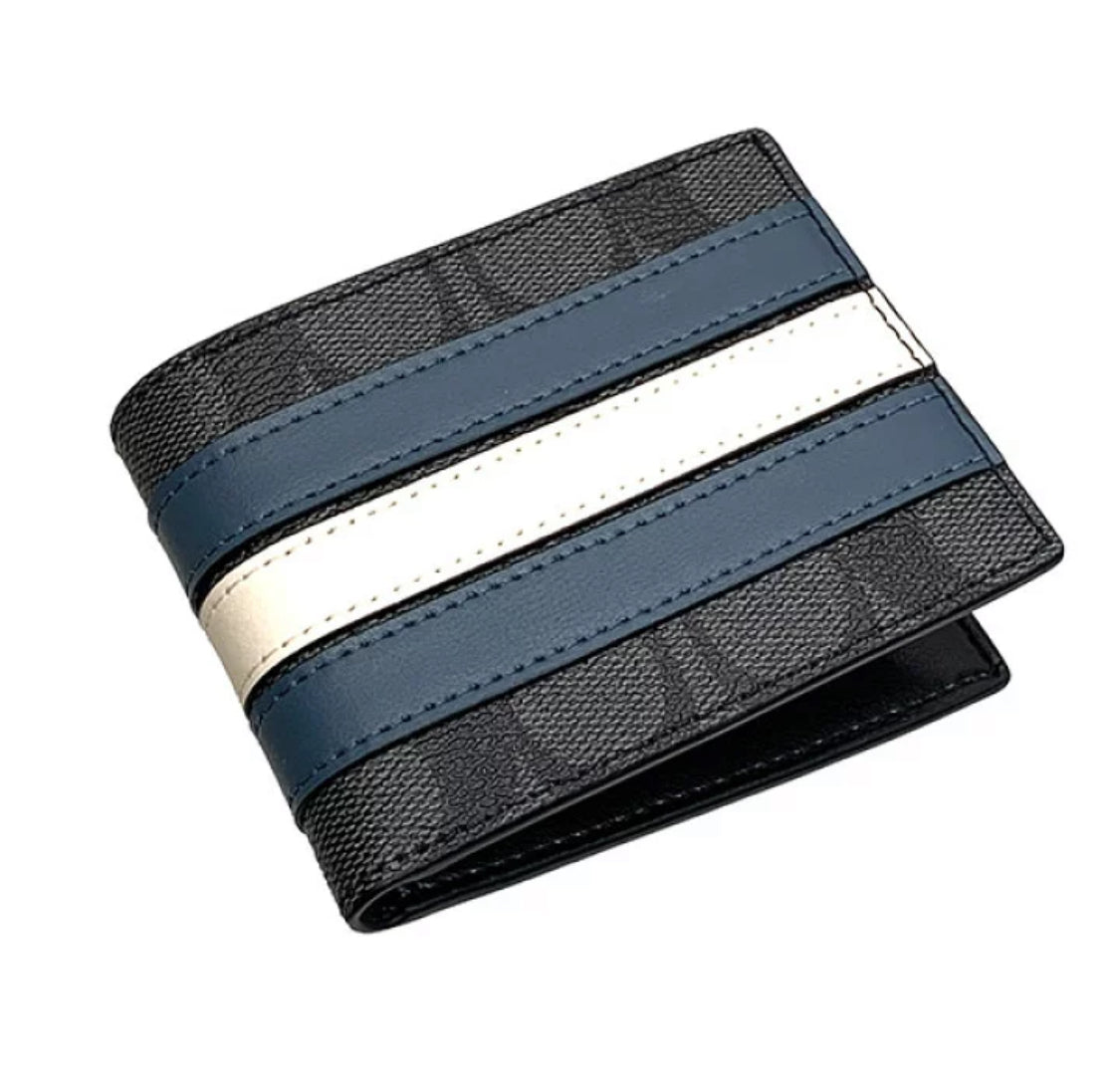 COACH Men Billfold with Id case /Coin Wallet Collection