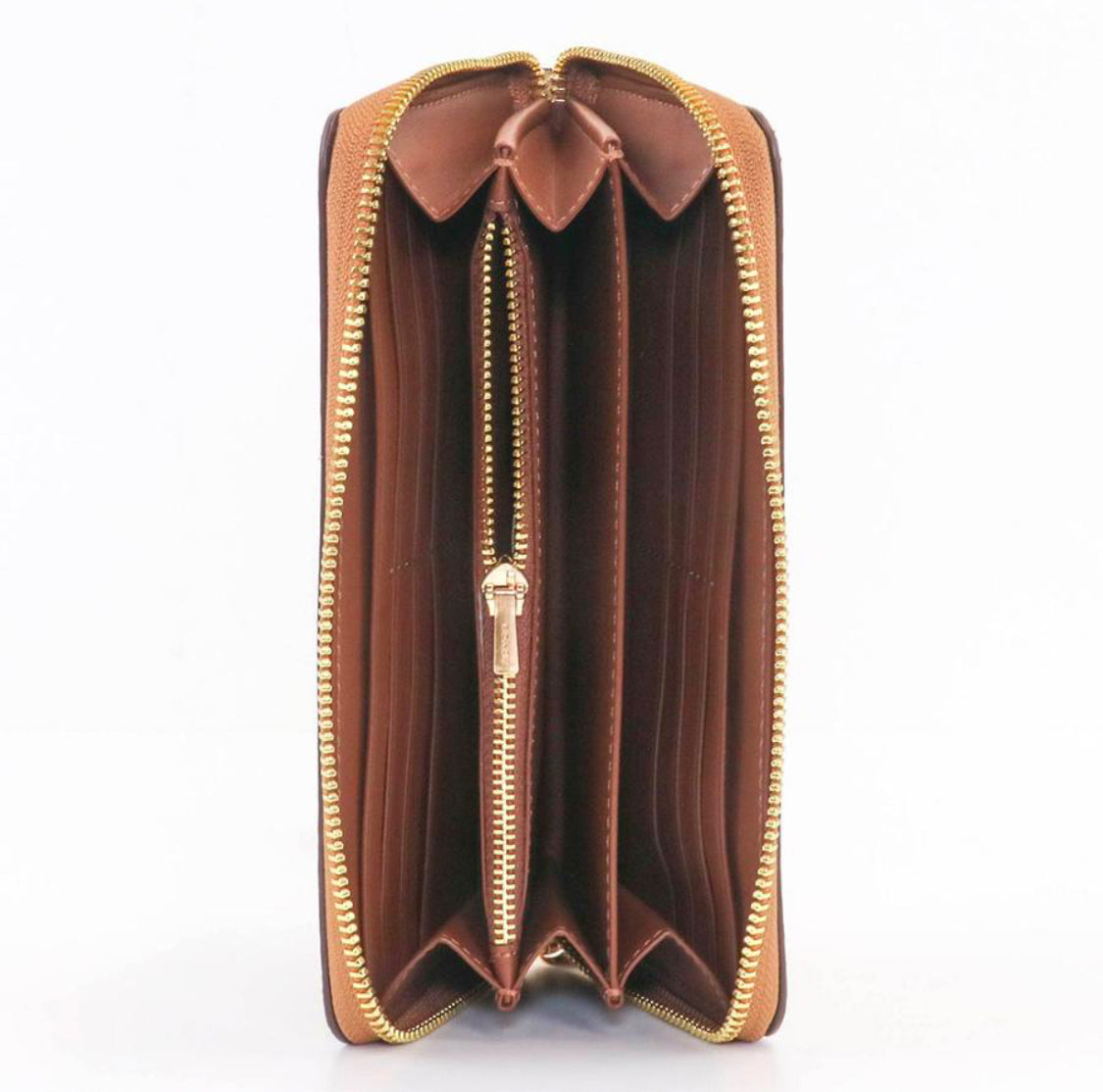 Coach Ladies fc4452 Signature Round Zipper Long Wallet