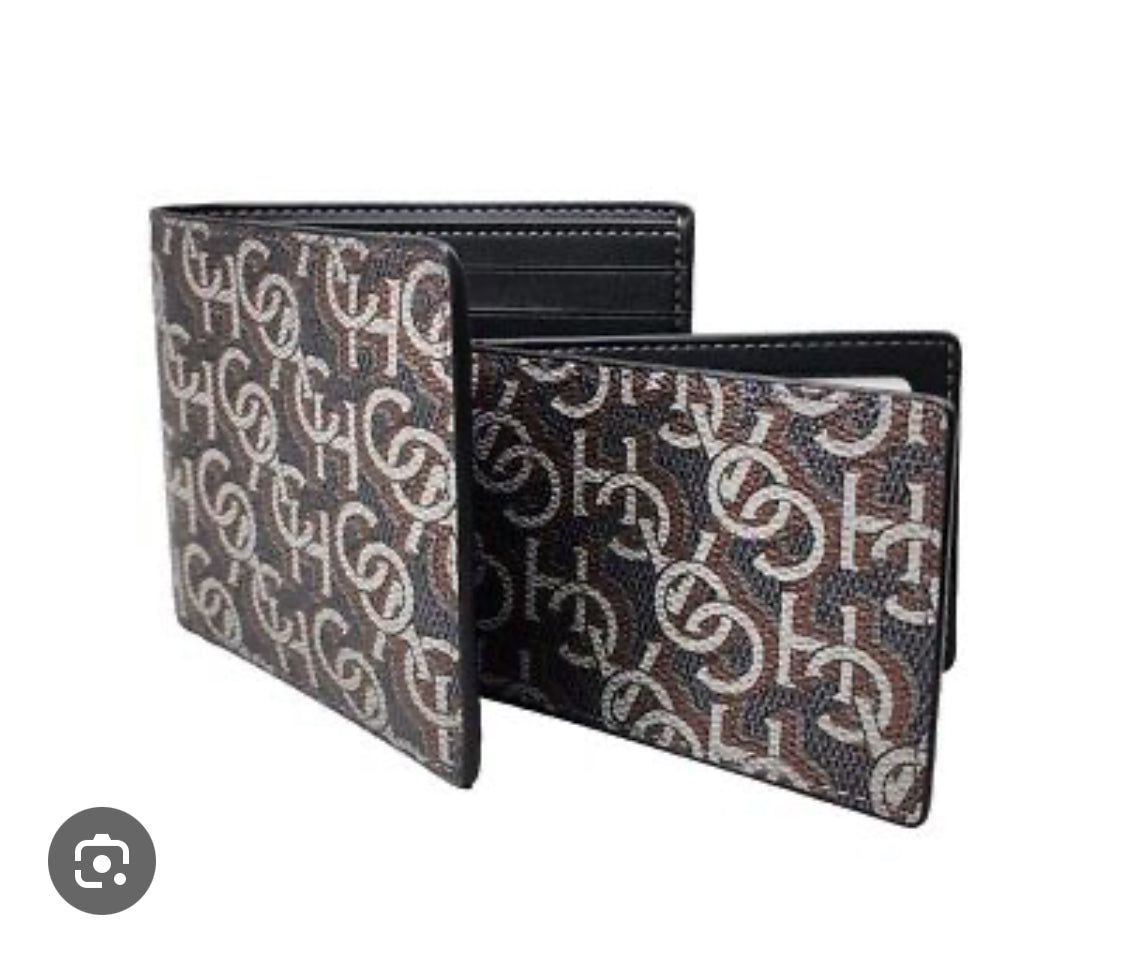 COACH Men Billfold with Id case /Coin Wallet Collection