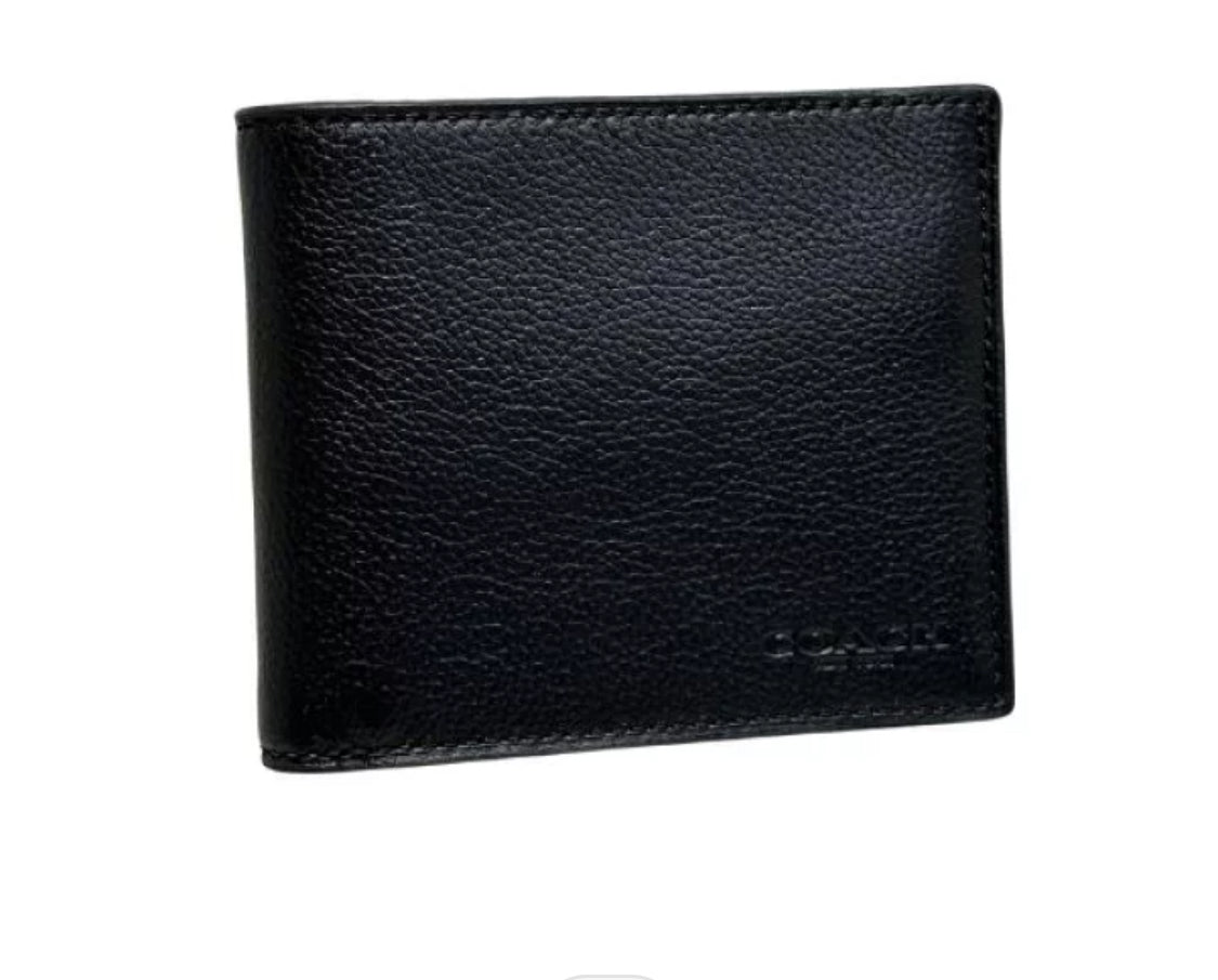COACH Men Billfold with Id case /Coin Wallet Collection