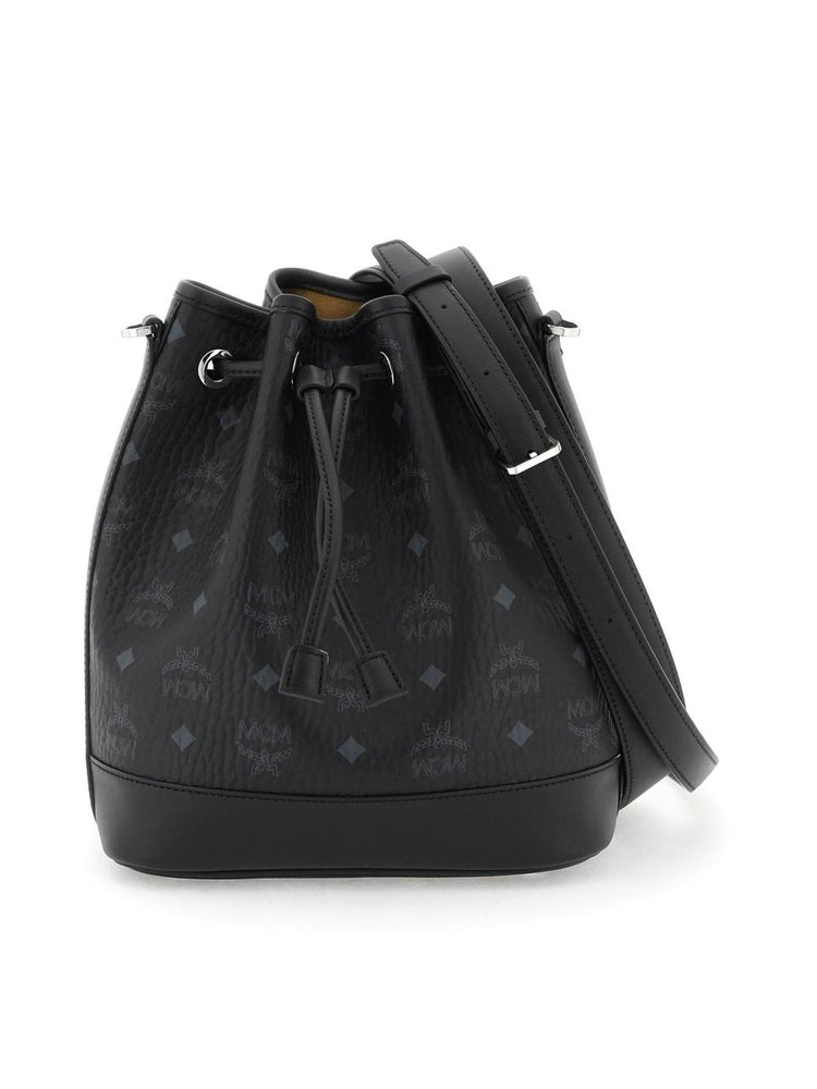MCM Visetos-motif Dessau Medium Bucket Bag