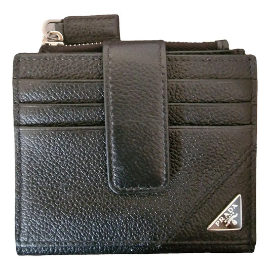 Prada 2MC066 Men's Bi-fold Wallet with Card Holder Coin Purse