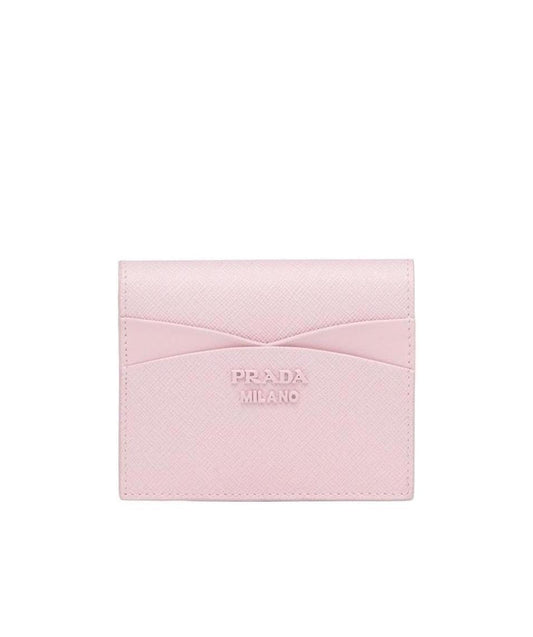 Prada 1MV204 Saffiano Small Card Case Short Wallet