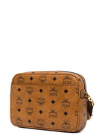 MCM Classic Small Visetos Crossbody Bag MMRAAKC02 cognac